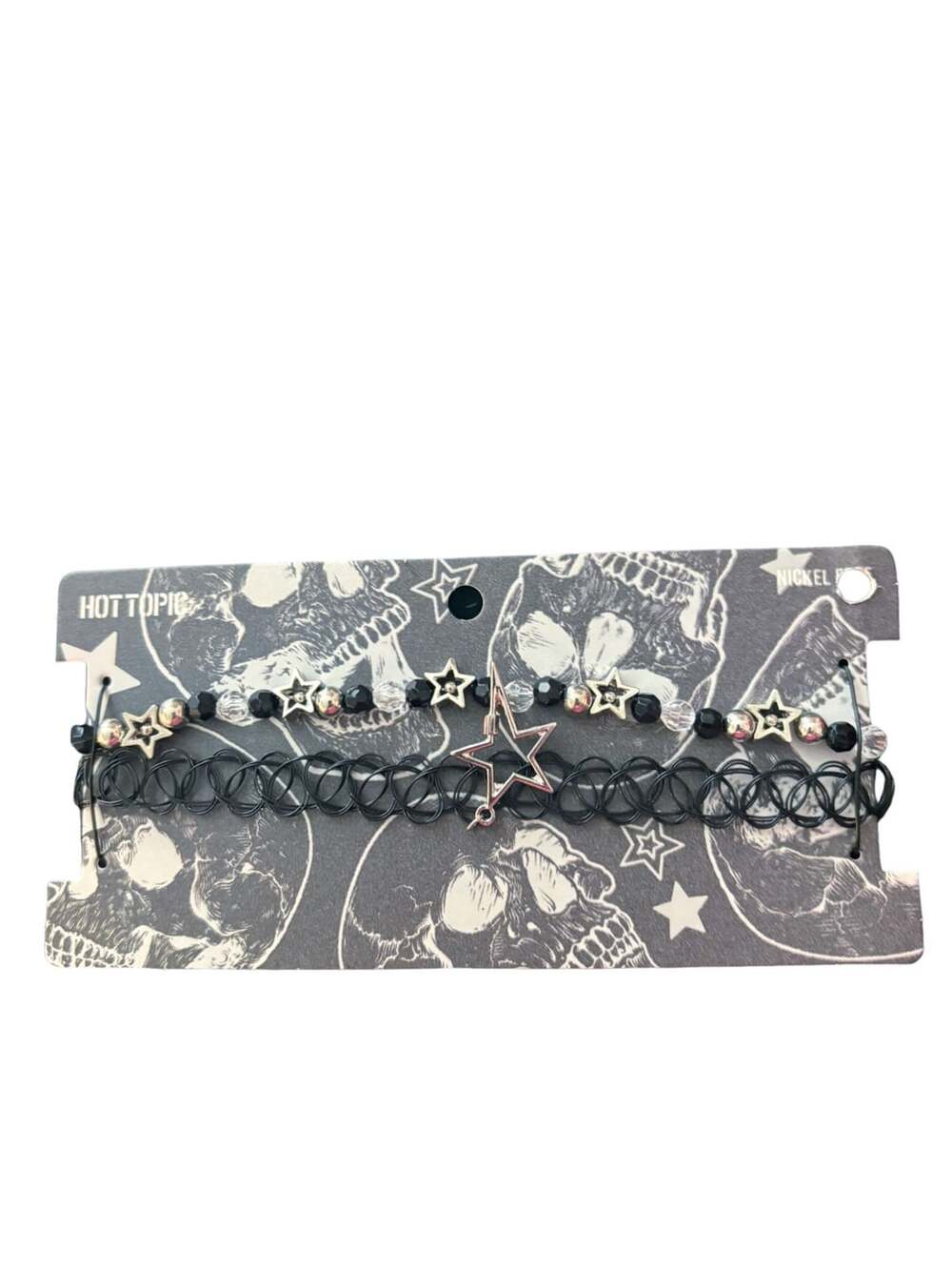 Hot Topic Beaded Star Tattoo Choker Set